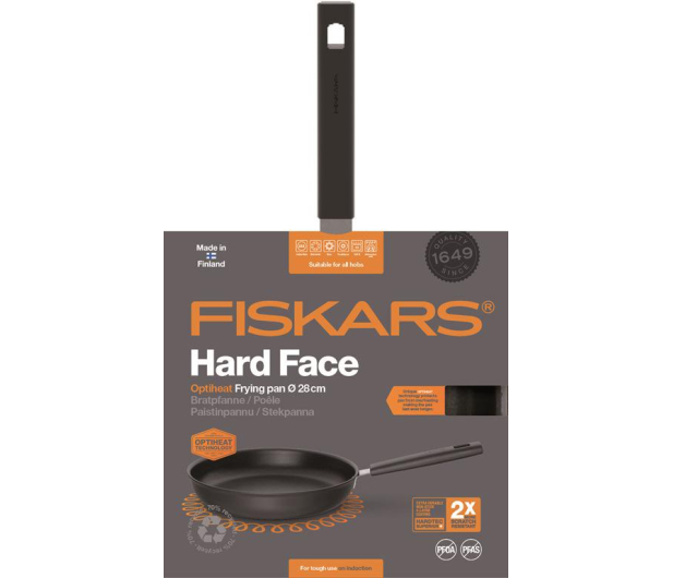 FISKARS Patelnia 28 cm HARD FACE OH (1052237) - 1379472 - zdjęcie 2